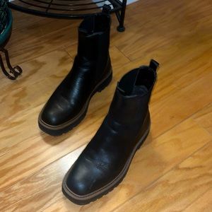 SAME EDELMAN Laguna waterproof Chelsea Boot leather